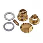 Донный клапан Koer PW-01-10 для умывальника (кнопка) 1 1/4'' (Цвет золото) (KR5193)