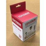 Донний клапан для раковини універсальний (з/без переливу) Koer PW-01-12 автоматичний (Click-Clack) (Колір золото матове) 1 1/4'' (KR5194)
