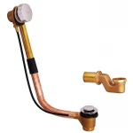 Сифон для ванны Koer BD-02-01 с переливом ''полуавтомат'', латунь (KR5195)