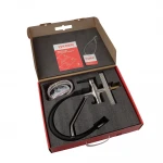 Смеситель для кухни Koer KB-74027-02 с функцией "водопад" и черным силиконовым изливом (KR5201)