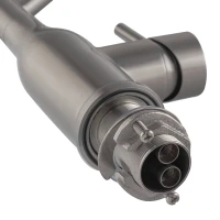 Змішувач для кухні Koer KI-70026-02 з чорним силіконовим виливом (KR5209)