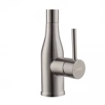 Смеситель для кухни Koer KI-70026-02 с черным силиконовым изливом (KR5209)