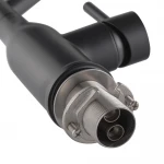 Смеситель для кухни Koer KI-70026-05 с черным силиконовым изливом (KR5210)