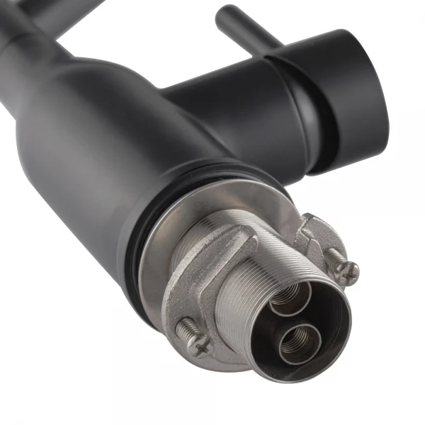 Смеситель для кухни Koer KI-70026-05 с черным силиконовым изливом (KR5210)