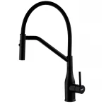 Смеситель для кухни Koer KI-70026-05 с черным силиконовым изливом (KR5210)