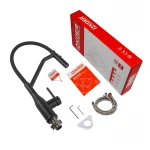 Смеситель для кухни Koer KI-70026-05 с черным силиконовым изливом (KR5210)