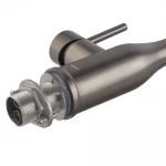 Смеситель для кухни Koer KI-70026-07 с черным силиконовым изливом (KR5211)