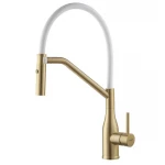 Смеситель для кухни Koer KI-70026-12 с белым силиконовым изливом (KR5212)