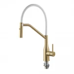 Смеситель для кухни Koer KI-70026-12 с белым силиконовым изливом (KR5212)