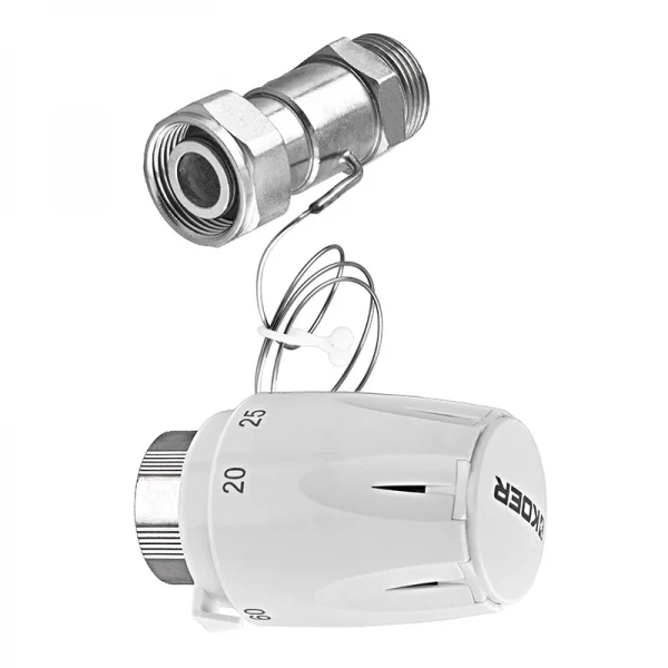 Термоголовка Koer KR.1337 – M30x1.5 с проточным сенсором (KR5219)