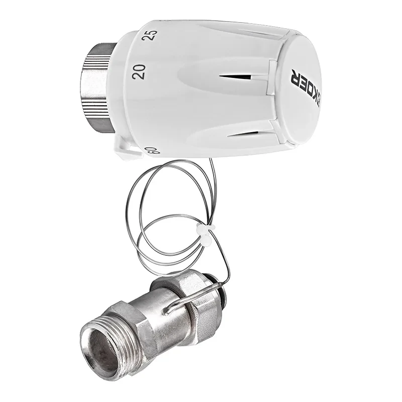 Термоголовка Koer KR.1337 - M30x1.5 з проточним сенсором (KR5219)
