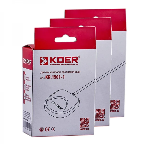 Датчик контролю протікання води Koer KR.1501-1 (довжина дроту 2 м) (KR5222)