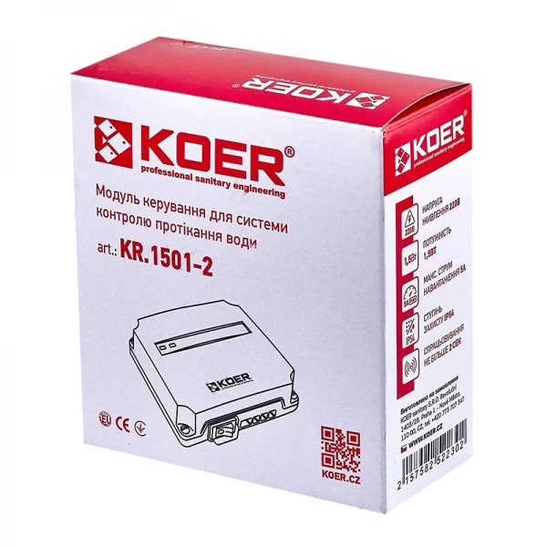 Модуль управления для системы контроля протекания воды Koer KR.1501-2 (KR5223)
