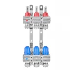 Коллекторный блок с расходомерами и евроконусами Koer KR.1210-3 - 1"x3 WAYS (KR5265)