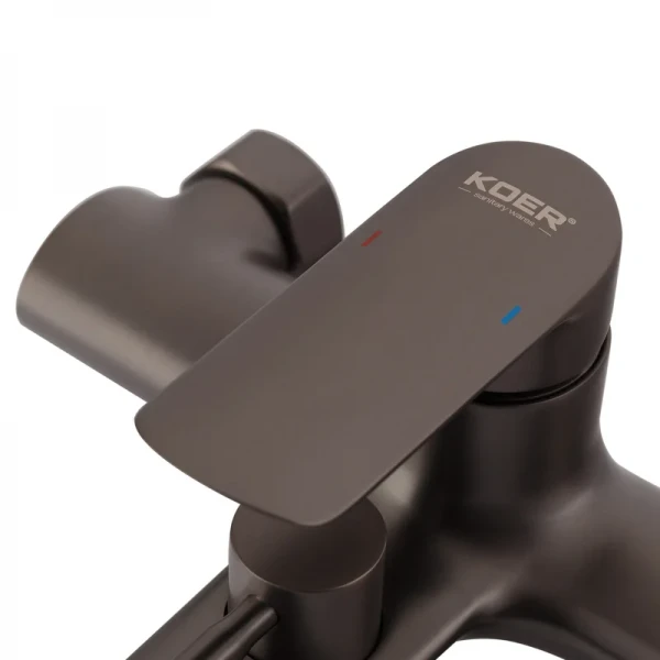 Смеситель для ванны с коротким изливом Koer KB-40028-07 (KR5308)