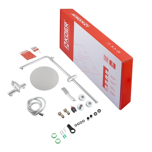 Душевая колонна со смесителем Koer KB-52028-01, 2 функции (KR5309)