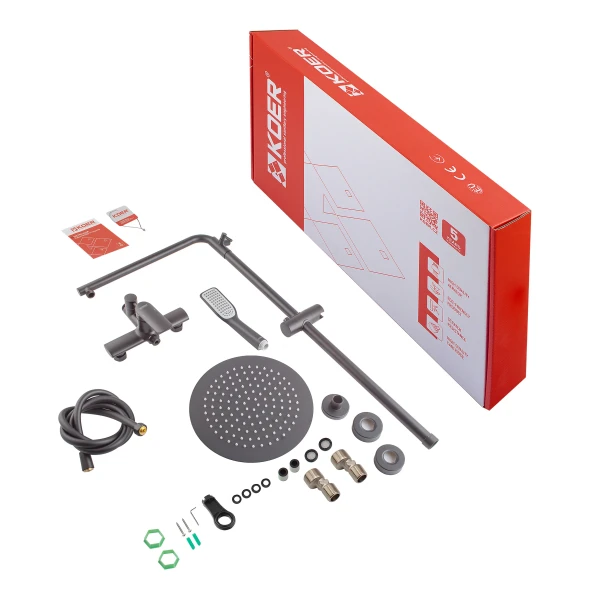 Душевая колонна со смесителем Koer KB-52028-05, 2 функции (KR5310)