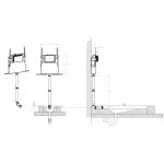 Інсталяційний бачок для чаші Генуя Koer KT-0406 420x120x1200mm (без панелі змиву) (KR5315)