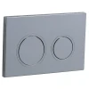 Панель змиву Koer KT-0605-01 220x140x12mm пластикова, кнопка кругла (KR5317)
