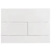 Панель змиву Koer KT-0603-03 240x160x10mm пластикова, кнопка лінійна (KR5318)
