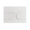 Панель змиву Koer KT-0604-03 240x160x10mm пластикова, кнопка закруглена (KR5322)