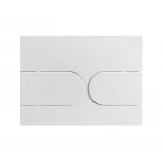 Панель смыва Koer KT-0604-03 240x160x10mm пластиковая, закругленная кнопка (KR5322)