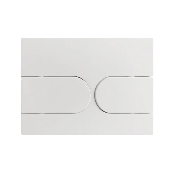 Панель смыва Koer KT-0604-03 240x160x10mm пластиковая, закругленная кнопка (KR5322)