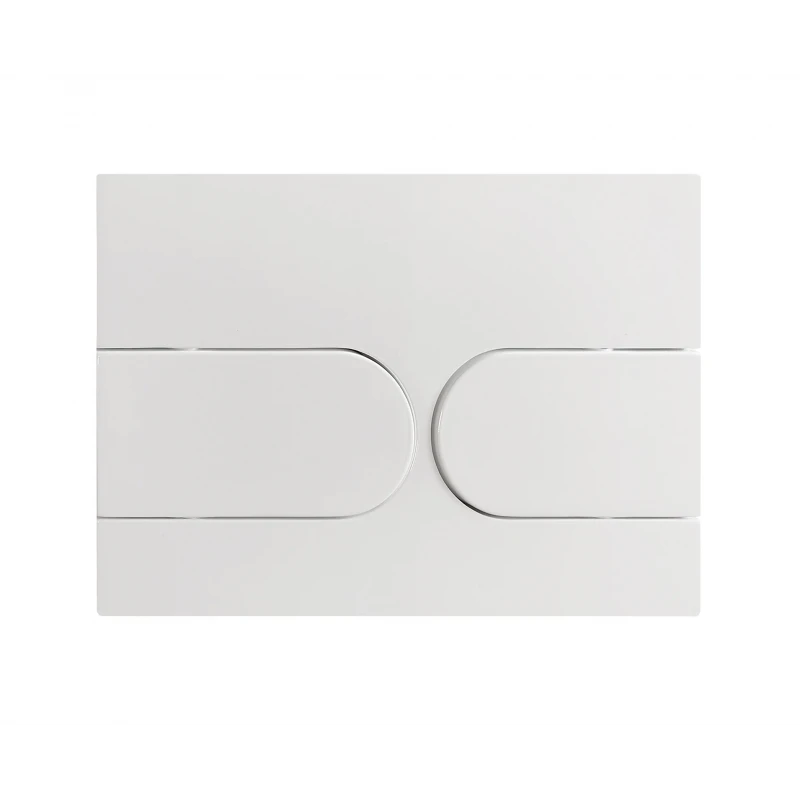 Панель змиву Koer KT-0604-03 240x160x10mm пластикова, кнопка закруглена (KR5322)