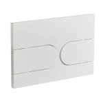 Панель змиву Koer KT-0604-03 240x160x10mm пластикова, кнопка закруглена (KR5322)