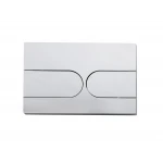 Панель смыва Koer KT-0604-01 240x160x10mm пластиковая, закругленная кнопка (KR5323)