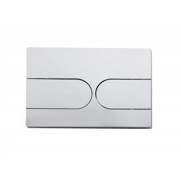 Панель смыва Koer KT-0604-01 240x160x10mm пластиковая, закругленная кнопка (KR5323)