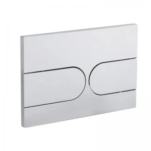 Панель змиву Koer KT-0604-01 240x160x10mm пластикова, кнопка закруглена (KR5323)