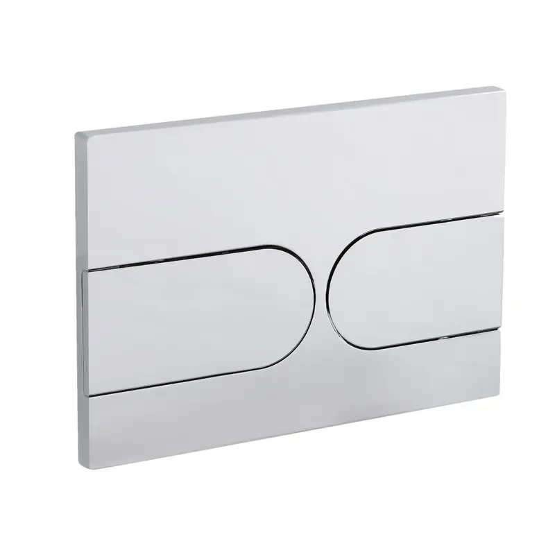 Панель змиву Koer KT-0604-01 240x160x10mm пластикова, кнопка закруглена (KR5323)