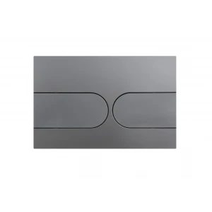 Панель змиву Koer KT-0604-07 240x160x10mm пластикова, кнопка закруглена (KR5325)