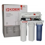 Система зворотного осмосу KOER KV-91 5 ступенів + помпа, мембрана 75 галон (KR5327)