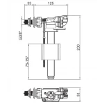 Арматура НАПОВНЮВАЛЬНА KOER KT-0106-3/8
