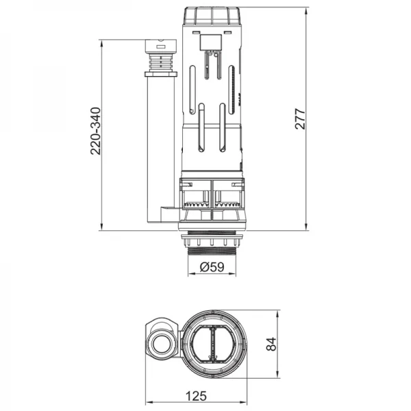Комплект арматури Koer KT-0302-1/2