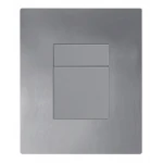 Панель змиву Koer KT-0607-07 157x198x10mm пластикова, кнопка квадратна (колір графіт) (KR5345)