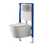 Інсталяція для підвісного унітазу Koer KT-0503-01 500x126x1150mm з панеллю змиву KT-0606-01 Хром (KR5347)