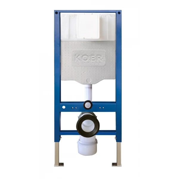 Інсталяція для підвісного унітазу Koer KT-0504-01 500x126x1150mm з панеллю змиву KT-0607-01 Хром (KR5348)