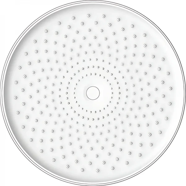 Лейка для душа потолочная Koer KP-0413-01-OH 250мм (Цвет хром) (KR5417)