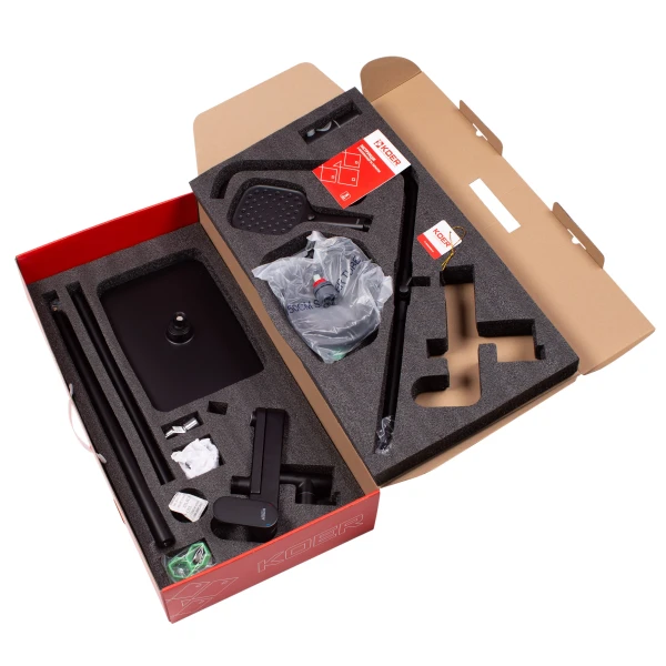 Душевая колонна со смесителем Koer KB-56030-05, 3 функции (KR5428)