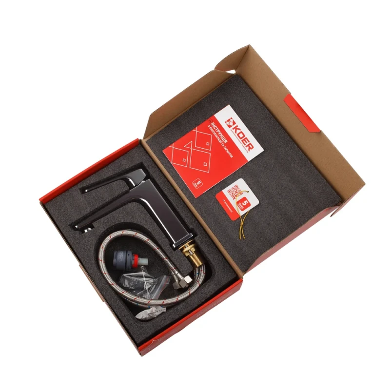 Змішувач для умивальника Koer KB-10031-01 (KR5430)