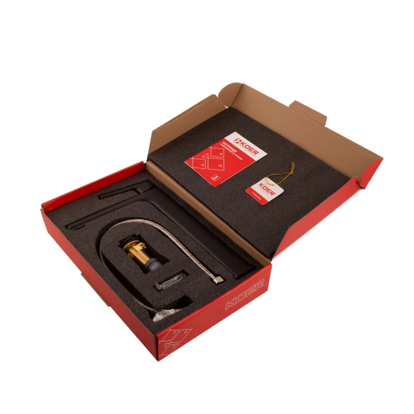 Смеситель для умывальника высокий Koer KB-11031-05 (KR5434)