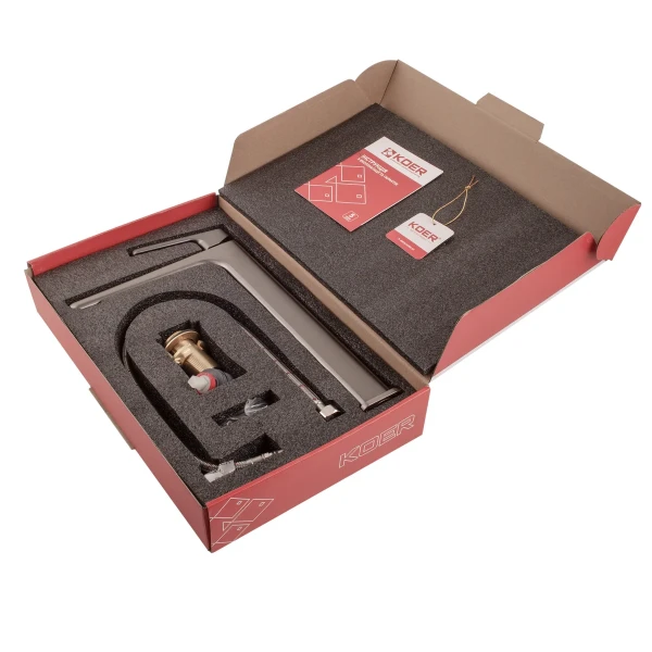 Смеситель для умывальника высокий Koer KB-11031-07 (KR5435)
