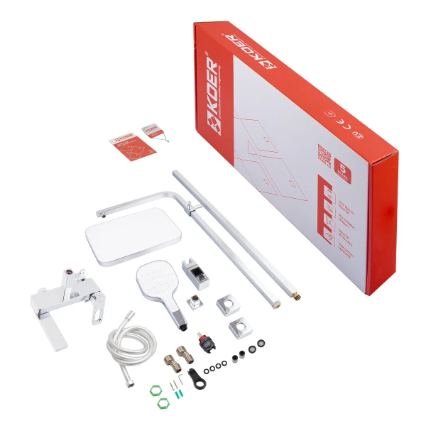 Душевая колонна со смесителем Koer KB-56031-01, 3 функции (KR5438)