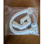 Сифон для ванни Koer BD-03-01 автоматичний (Click-Clack) з переливом, без ревізії (Колір хром) 1 1/2'' (KR5441)