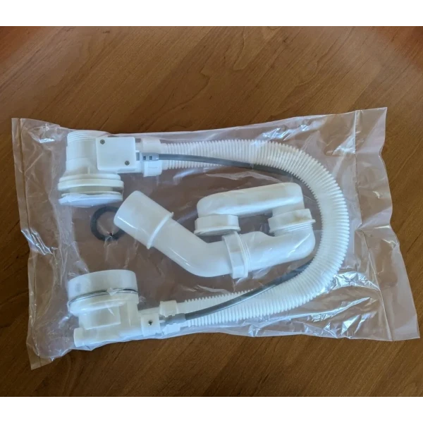 Сифон для ванни Koer BD-04-01 1 1/2'' напівавтомат з переливом, без ревізії (KR5442)