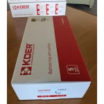 Сифон для ванни Koer BD-04-05 напівавтоматичний з переливом, без ревізії (Колір чорний) 1 1/2'' (KR5443)