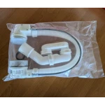 Сифон для ванни Koer BD-04-07 напівавтоматичний з переливом, без ревізії (Колір графітовий) 1 1/2'' (KR5444)